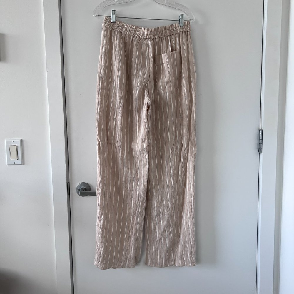 Zara Striped Textured Weave Pants - Picture 8 of 12